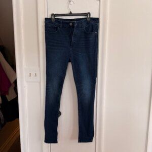 Express Skinny Jeans/Jeggings Dark Denim Size 12